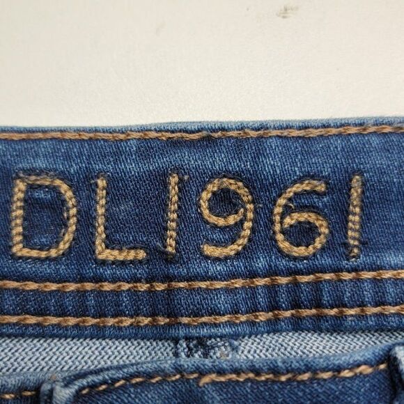 DL1961 Emma Skinny Jeans Women's Size 25 Medium Wash Blue Stretch 28X28 - Picture 4 of 14